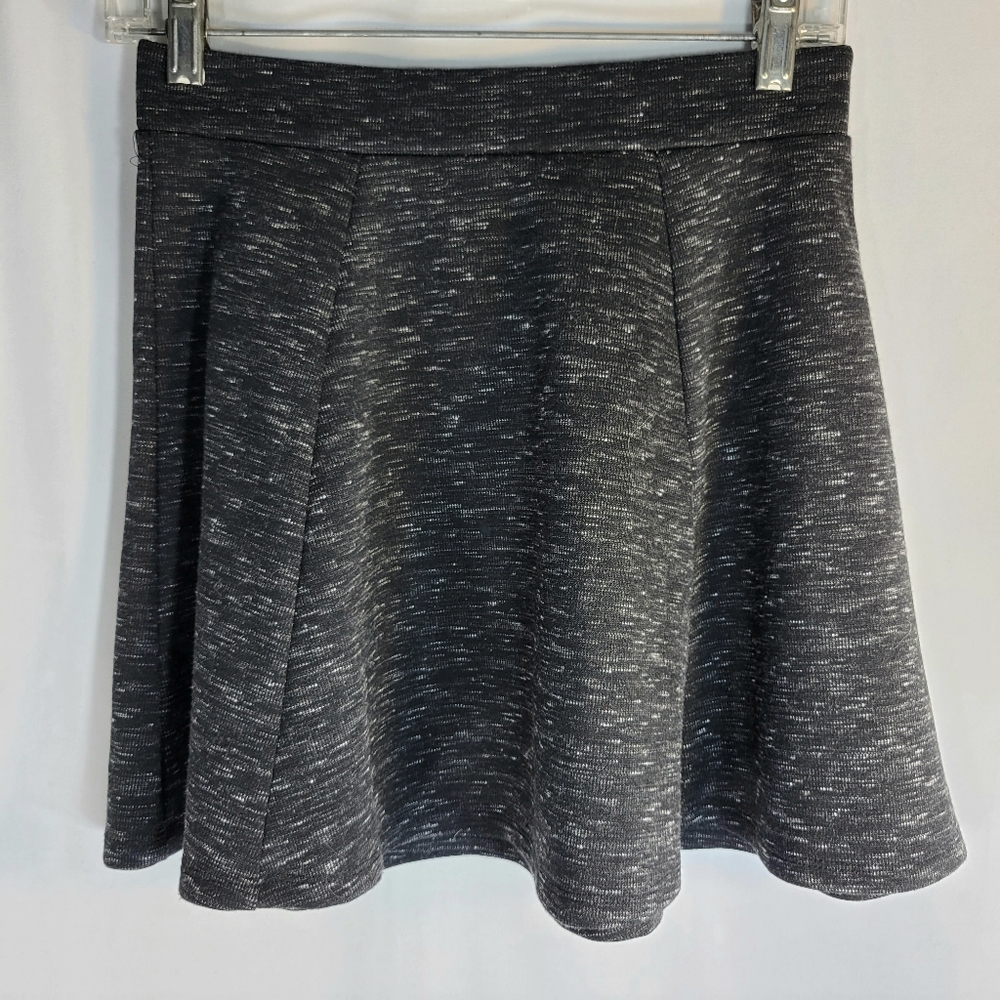 Aeropostale Heathered Black Skater Skirt Size Medium